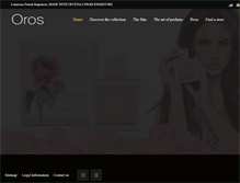 Tablet Screenshot of orosperfumes.com